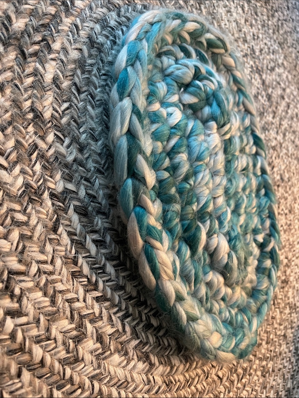 Handmade Crochet Pet Rug - Picture 2 of 4